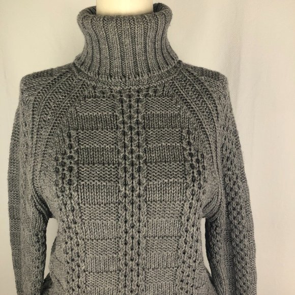 Barney's Merino Wool Chunky Turtleneck Sweater - Picture 6 of 10